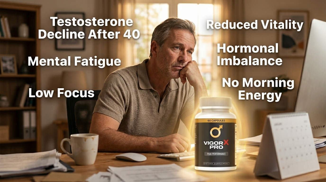 Testosterone decline after 40